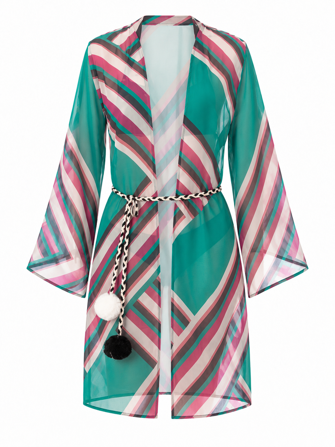 SPOLVERINO STAMPA GEOMETRIC - TIFFANY/FUXIA